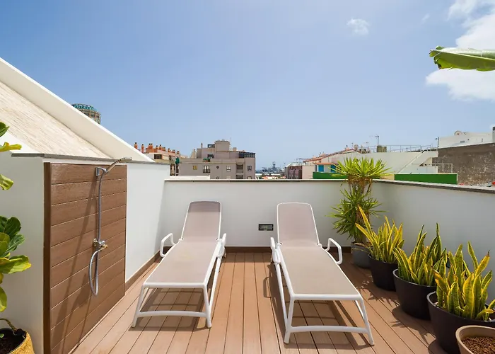Topsun - Rooftop With Large Terrace 公寓 大加那利岛拉斯帕尔马斯