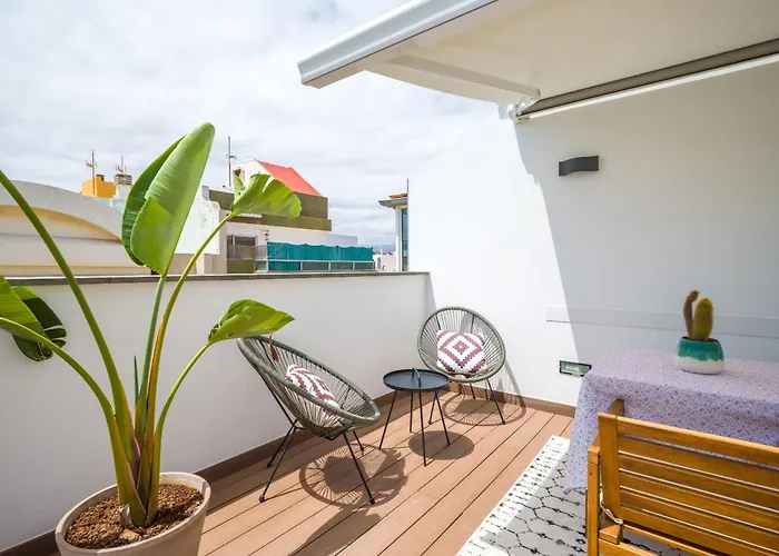 Topsun - Rooftop With Large Terrace 公寓 大加那利岛拉斯帕尔马斯